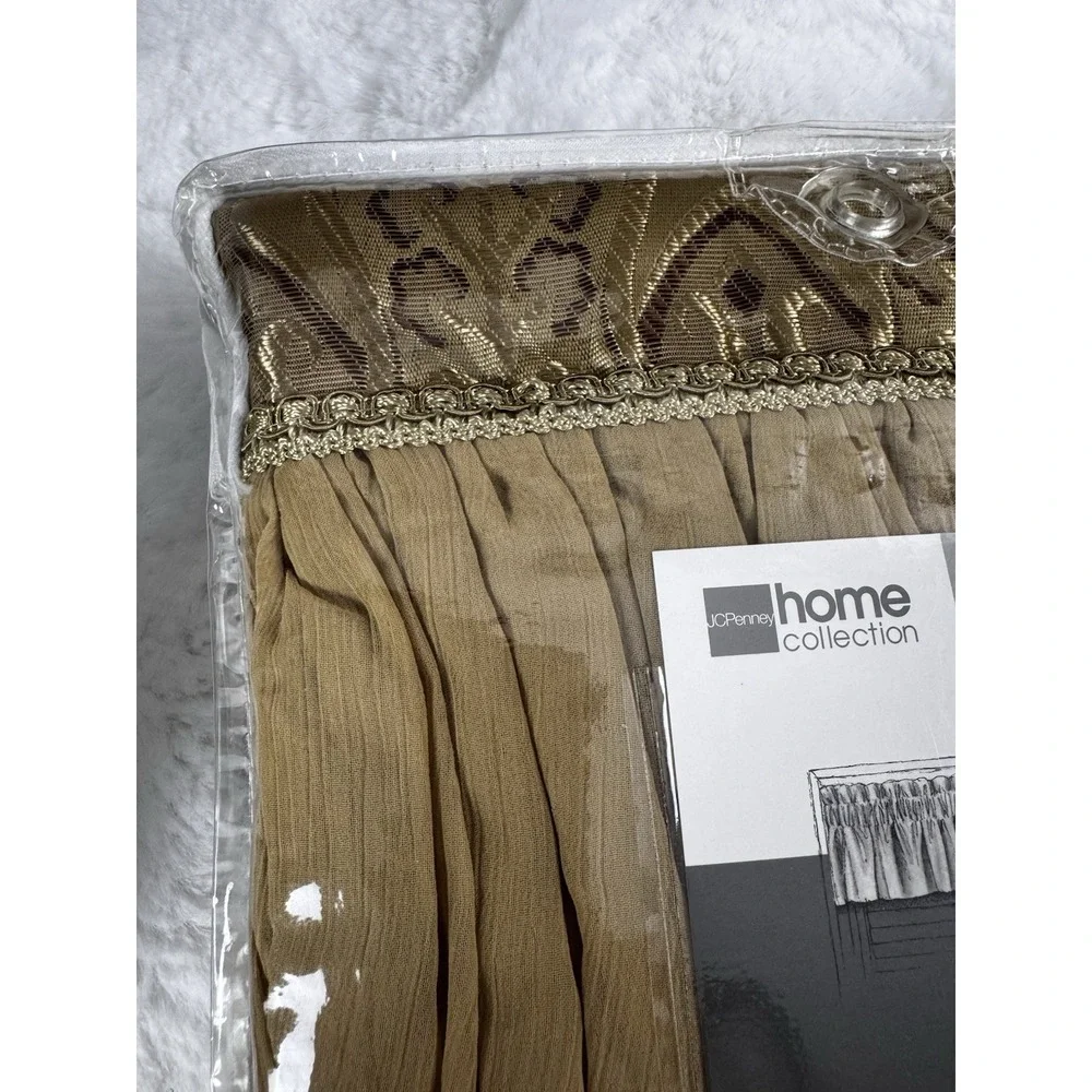 New JC Penney Gold Imperial Valance 52